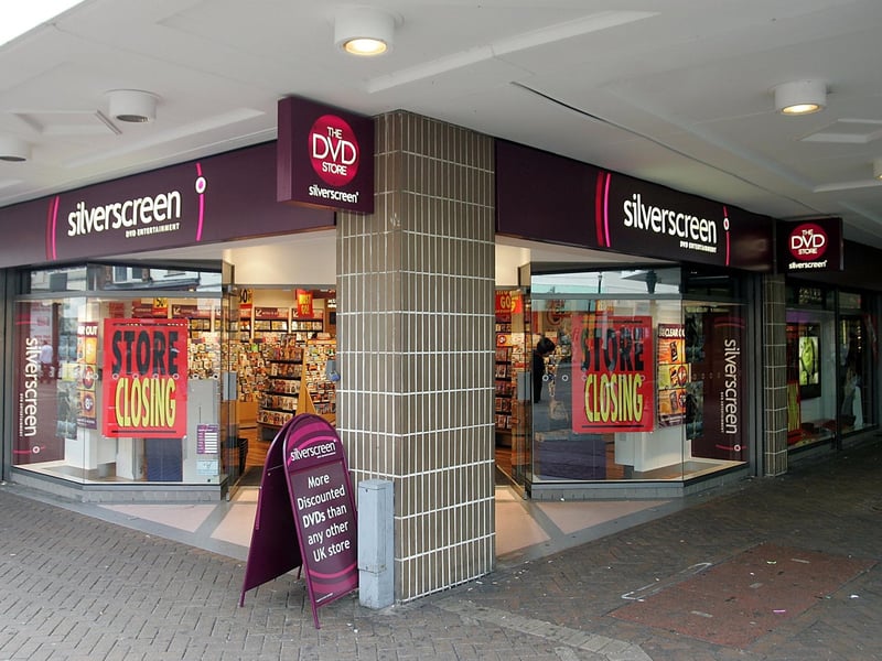 2006 - Silverscreen store on Abington Street with closing down notice
