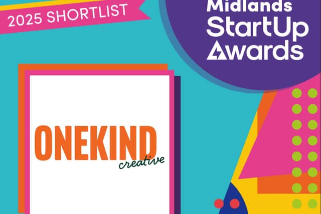 OneKind Creative Midlands Start Up Awards Finalist