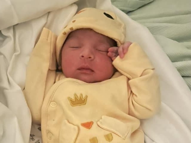 Nishan born on March 2, 10.01pm at Northampton General Hospital.