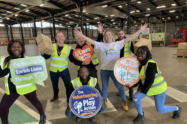 Some of the Yodel volunteers.