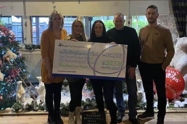 Ahead of making the donations to Southfields Care Home, landlady Karen Downes and the team also raised £2,600 for mental health charity Mind.