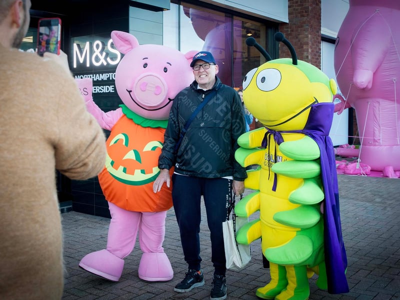 Chronicle & Echo photographer Kirsty Edmonds captures dozens of shoppers queuing outside the new M&S Foodhall at Riverside Retail Park, Northampton, as it opened at 8am on Wednesday, October 21.
