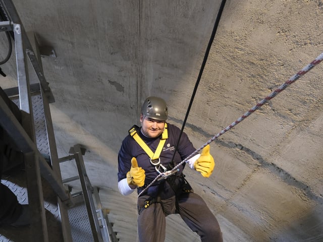 Fifteen people abseiled down the National Lift Tower in aid of the McCarthy-Dixon Foundation and raised over £7,000 on Saturday, June 25 2022.