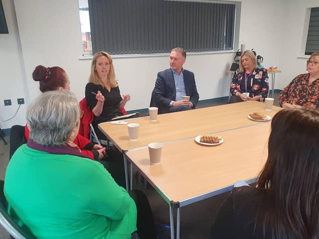 Steve Reed joined Parliamentary candidate Lucy Rigby to discuss the issues around rising domestic violence.