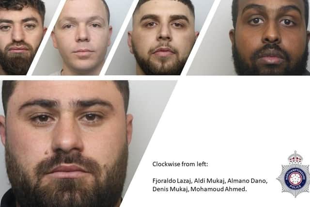 Five men who admitted conspiring to supply wholesale quantities of cannabis from Northampton to Buckinghamshire and Essex have been jailed.