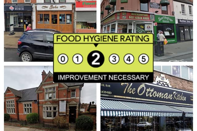 Inspectors say improvement is necessary at these businesses