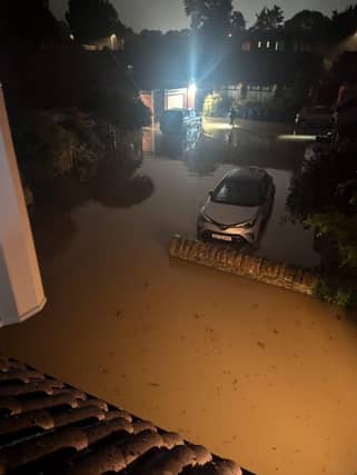 Picture of the floods in September. (Image: Alan Walters)