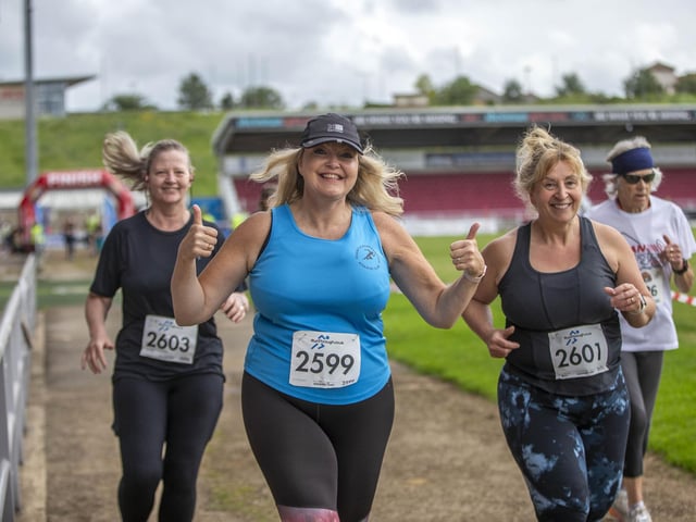 Runners taking part in the 2021 event.