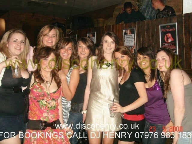 Nostalgic pictures from a Friday night out at NB's