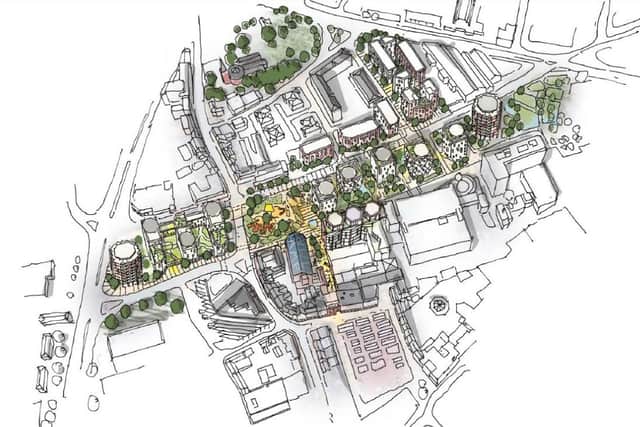 Initial artist impressions of what the former Greyfriars bus station and surrounding area could look like.