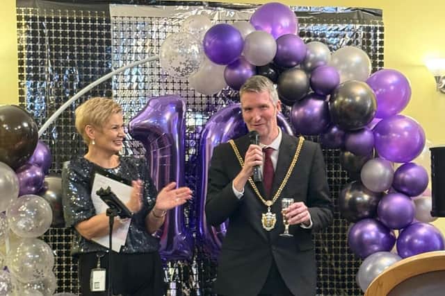 The Mayor of Northampton, Councillor Paul Joyce, was a special guest at the celebration.