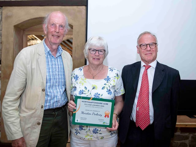Moreton Pinkney took bronze in the village award.