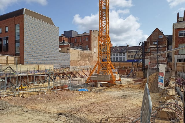 This is what the site currently looks like. Photo taken on May 15.