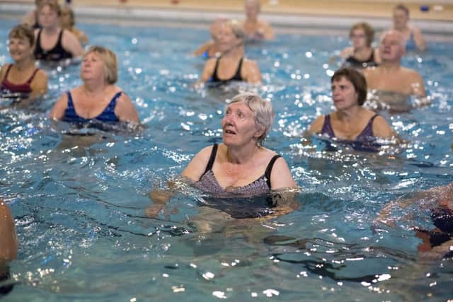 Members of Trilogy using Cripps Recreation Centre