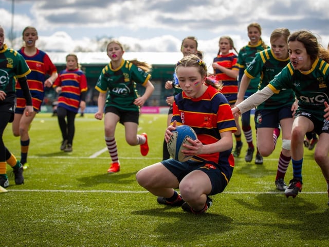 Old Northamptonians Under 12s sweep the board at Premiership Women’s Rugby Festival.