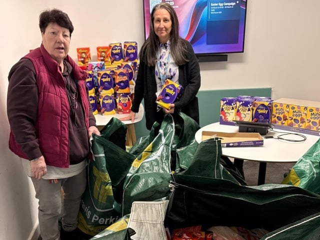 Generous residents support Northamptonshire Easter egg appeal 2026 /Jeanette Walsh