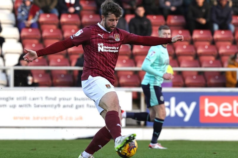 Did what he does best in the middle of the park. Controlled the tempo, brought serenity to a frenetic midfield battle and just kept things calmly ticking over. Cobblers are almost always a better team when he plays... 8