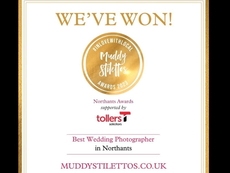 Samantha Alice Photography based in Cogenhoe took home the top spot in the wedding photographer category.