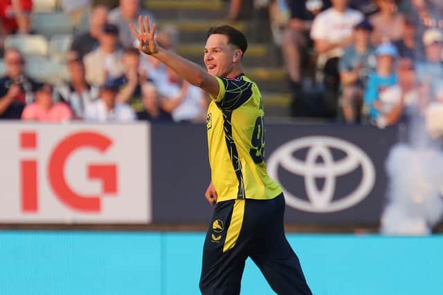 Sonny Baker claimed five wickets for Hampshire (Picture: Peter Short)