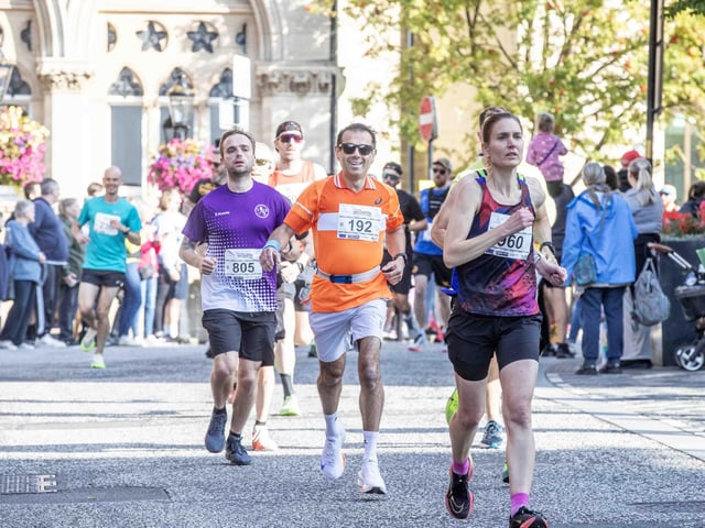 Hundreds of runners took part in the half marathon on Sunday September 15, 2024.