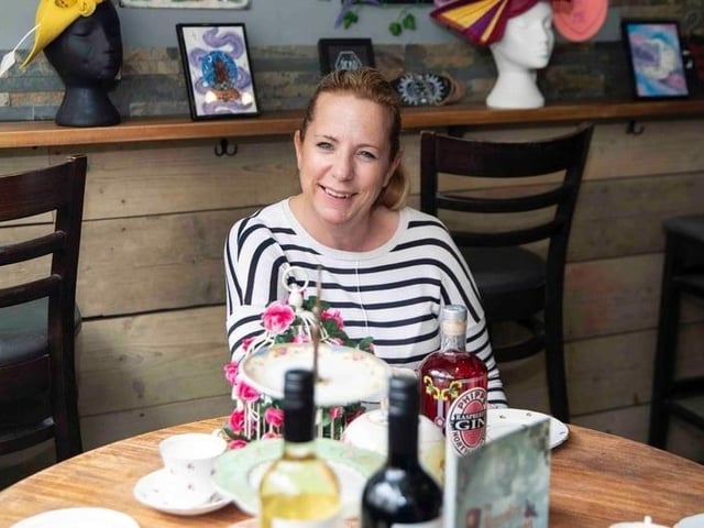 Liz Cox, owner of The Eccentric Englishman, is known for tiddly teas and quirky décor. Customers also recommended her eatery for fry ups too.