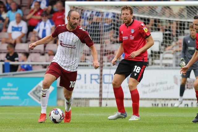 Only needed 26 minutes to show his class. So many clever, silky touches. Wonderful play to set up the opening goal and an absolute pain for Colchester's defence from the first whistle to the last. Cobblers just need to get him operating closer - and ideally in - the opposition's penalty box more... 8
