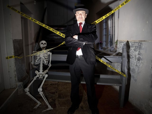 Delapre Abbey hosted a spooky trail for families on Friday October 31.