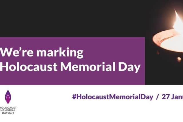 Holocaust Memorial Day on Friday, 27 January 2023.