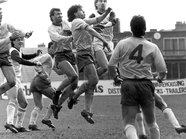 County Ground, Cobblers v Aldershot April 1986