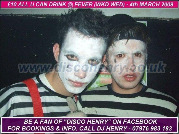 Nostalgic photos from a night out at Fever in March 2009.
