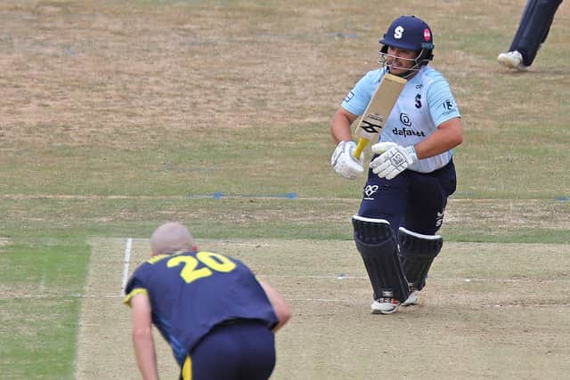 Ricardo Vasconcelos continued his good form, hitting 64 (Picture: Peter Short)