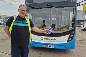 Bus driver James Blaydon
