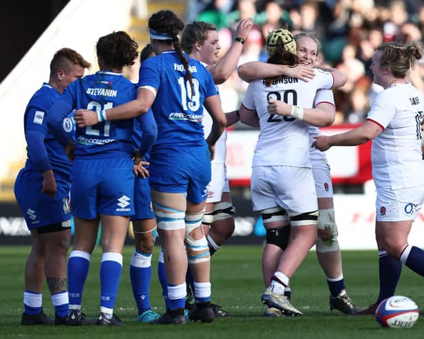 England were big winners at the Gardens on Sunday