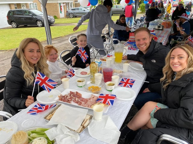 Hertford Court, Little Billing hosted a party for the whole area with face painting, activities, live music and more.
