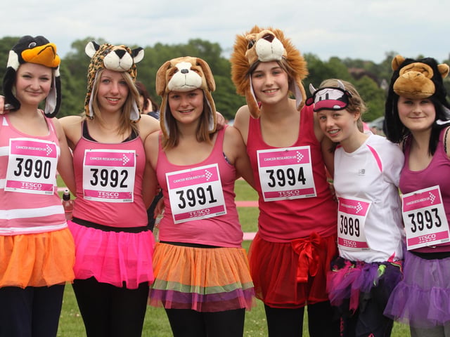 2011 - Over four thousand women take part in the 5k Race for Life at Abington Park in Northampton.