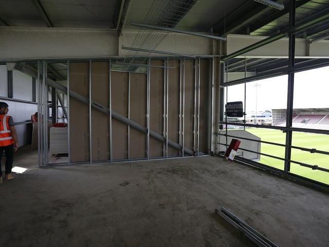 The club are hopeful that the stand will be done in early 2025