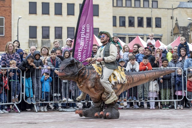 Dinosaur Day, Northampton Market Square.