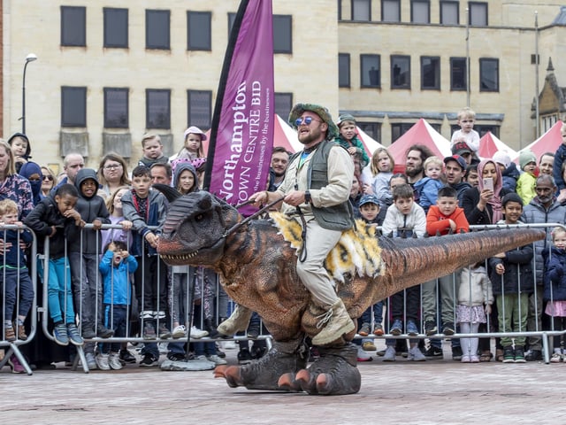 Dinosaur Day, Northampton Market Square.