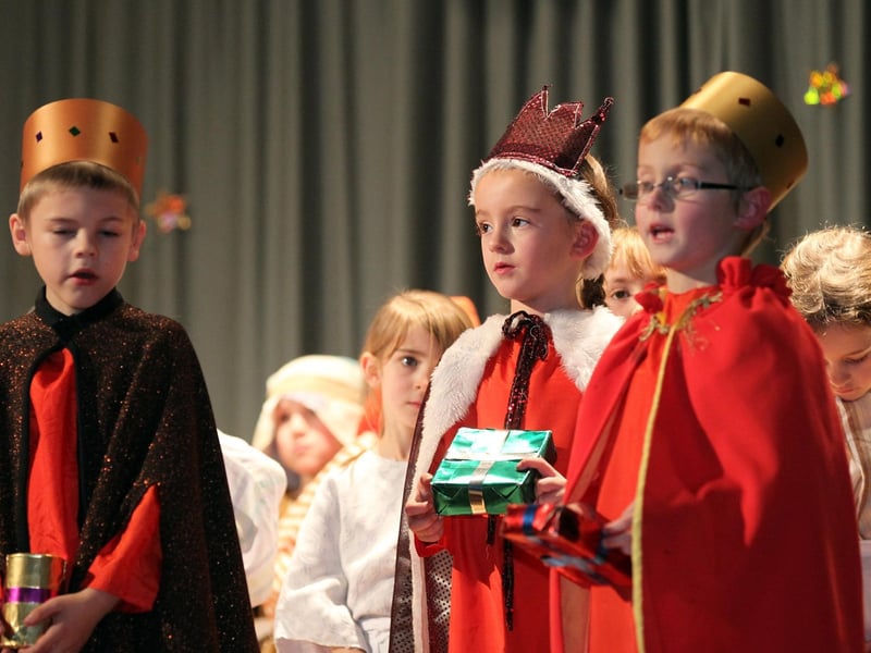 A Christmas Nativity Play at Headlands Primary School.