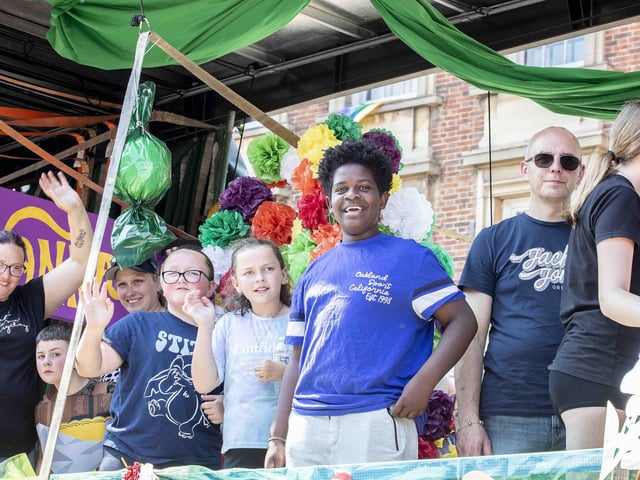 The sun shone as the carnival parade made its way through Northampton town centre on Saturday June 10.