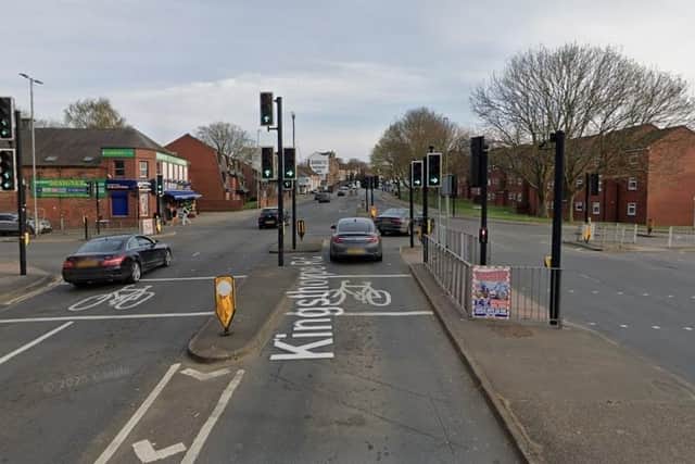 At 6.22pm on Tuesday, June 2, police were called to a road traffic collision on Kingsthorpe Road (pictured) involving a taxi and a blue BMW 1 Series.