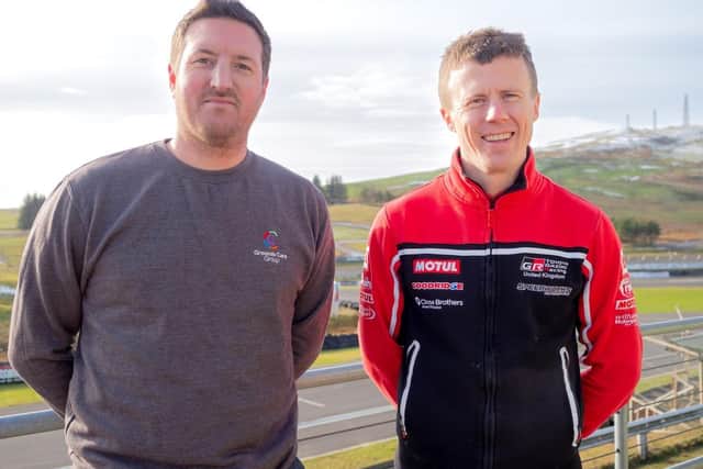 Adam Brindle left and Rory Butcher right