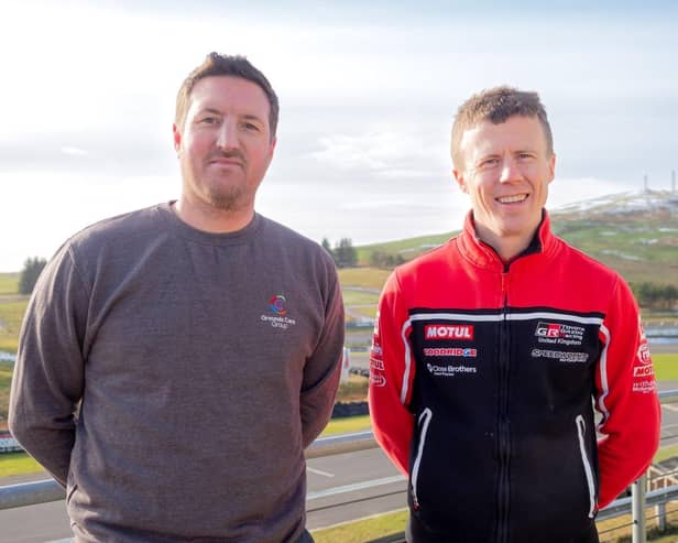 Adam Brindle left and Rory Butcher right