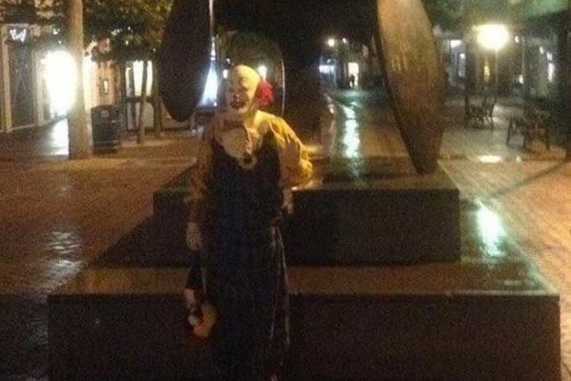 Some time ago, Northampton was gripped with terror, well bemusement at least, with the sightings of the Northampton Clown. What year did this drama take place? And for a bonus point, can you name the man behind the mask?