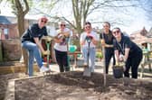 The sales team at Barratt Homes Northampton volunteering at The Hope Centre. Picture: Steve Baker SGB Photography