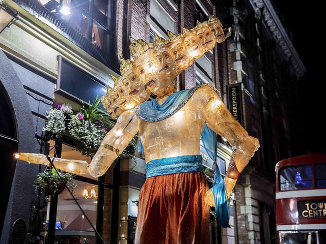 Celebrations for the festival of lights included a parade and entertainment in Northampton town centre on Saturday (November 4).