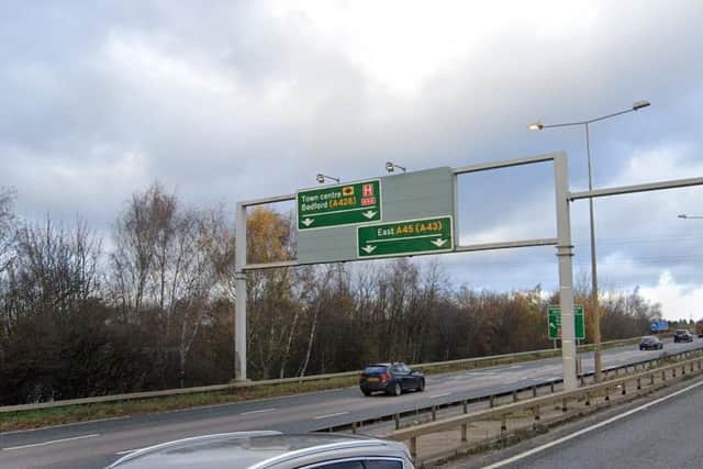 The incident happened at the Barnes Meadow junction of the A45.