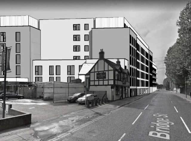 Plans to build a total of 178 flats on unused land next to The Malt Shovel pub have been recommended for approval.
A WNC planning officer said: "The proposal would bring a prominent site in the town centre into a highly intensive use, contributing to the vitality and viability of the surrounding area."
However, The Malt Shovel owner said: ""I am totally against the project as it stands. I cannot believe a surveyor, engineer or a member of the applicant's team have not visited our property to discuss the proposed construction."