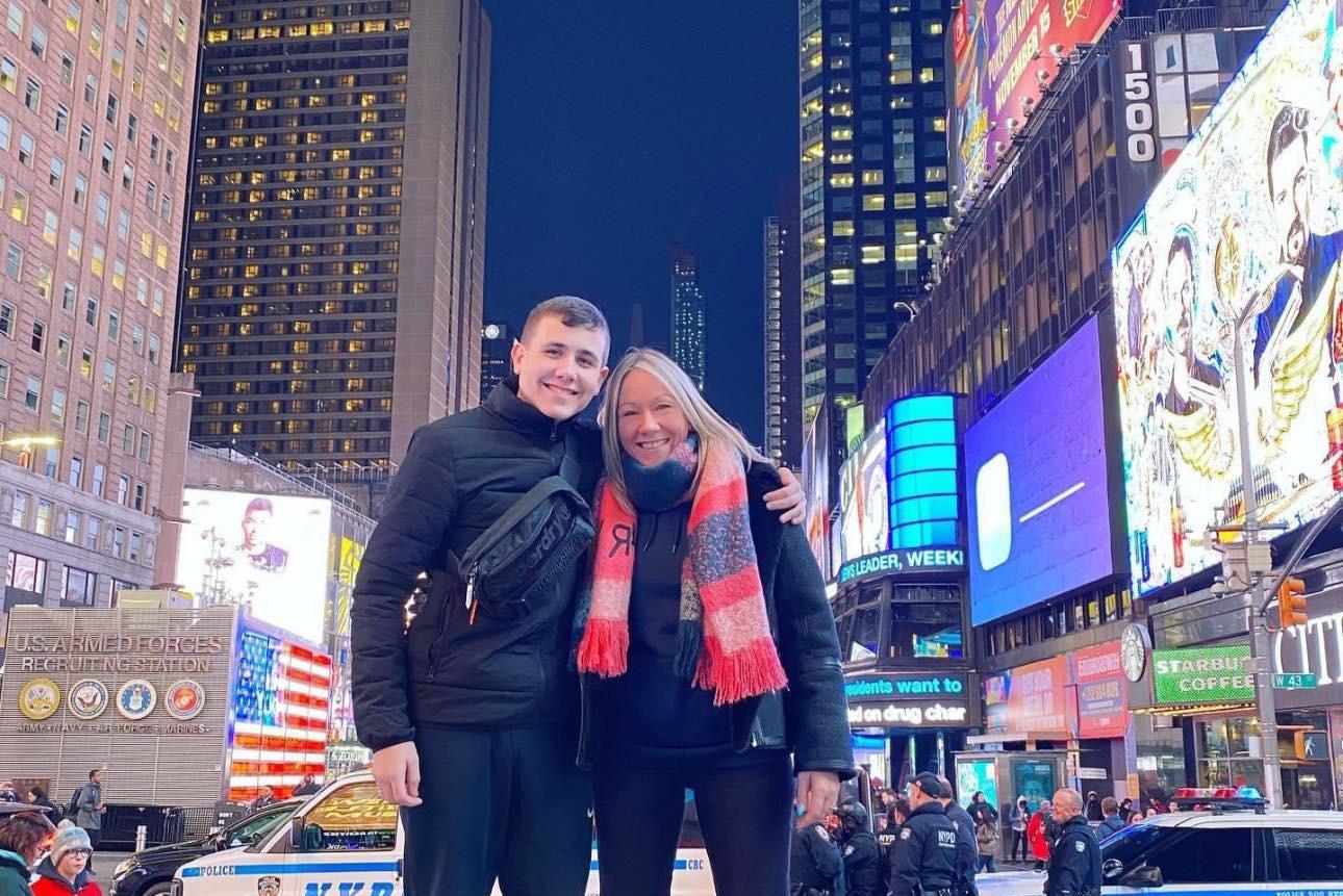 Naomi Ress Issitt, 44, Our Jay Foundation founder and head of trustees, pictured with her son, Jamie Rees (Jay), from Rugby.