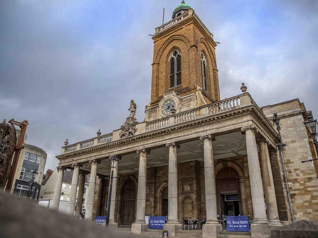 The All Saints Bistro situated at the All Saints Church in Northampton town centre. Photo taken on Tuesday, May 10 2022.
